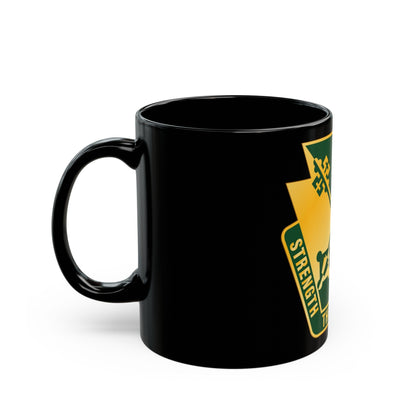 165 Military Police Pennsylvania National Guard (U.S. Army) Black Coffee Mug-The Sticker Space