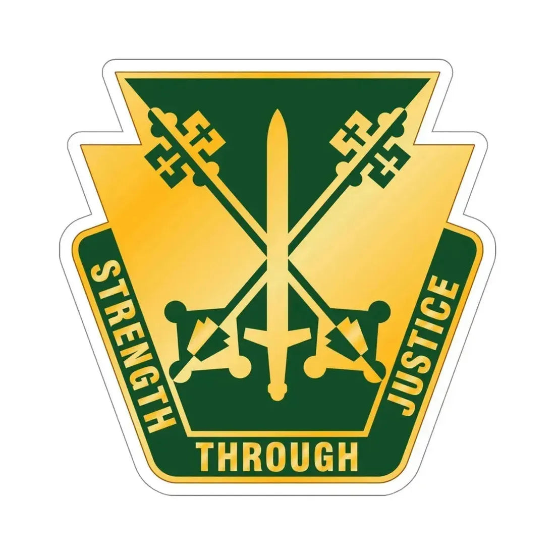 165 Military Police Pennsylvania National Guard (U.S. Army) STICKER Vinyl Die-Cut Decal 5 Inch - The Sticker Space