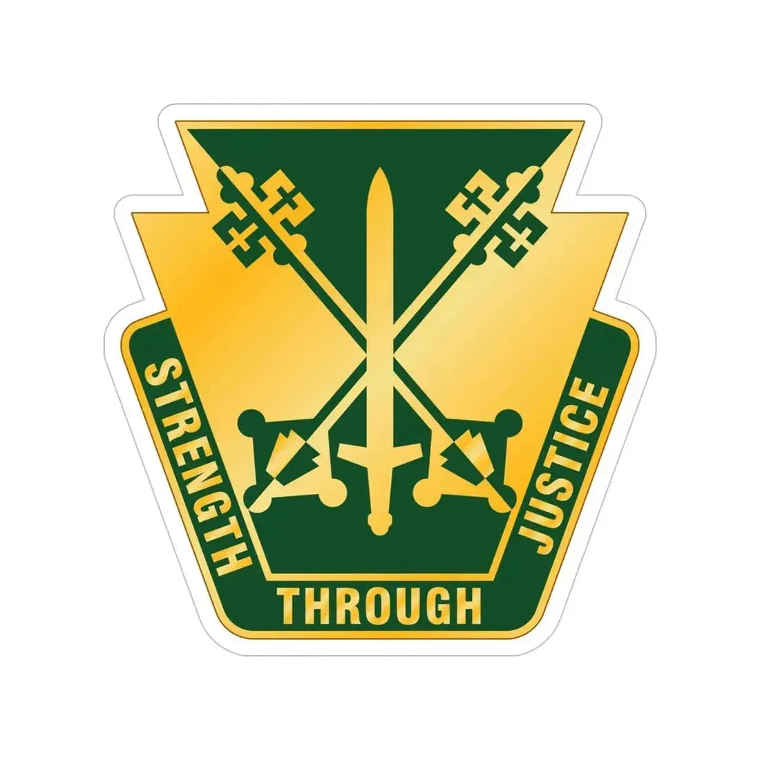 165 Military Police Pennsylvania National Guard (U.S. Army) Transparent STICKER Die-Cut Vinyl Decal - The Sticker Space