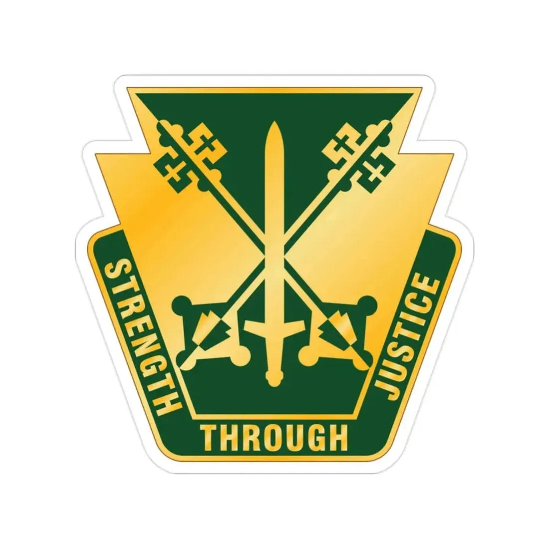 165 Military Police Pennsylvania National Guard (U.S. Army) Transparent STICKER Die-Cut Vinyl Decal - The Sticker Space