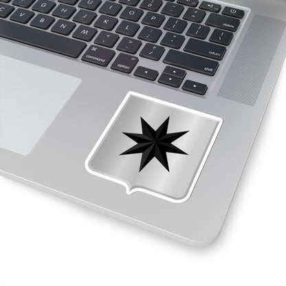 Alphen ZH wapen (Netherlands) (Coat of Arms) STICKER Vinyl Kiss-Cut Decal