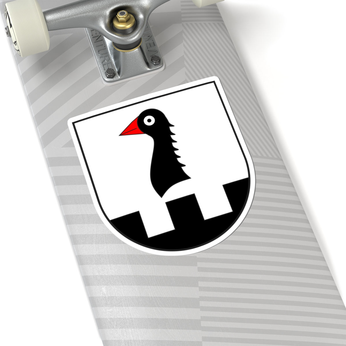 Surcasti wappen (Switzerland) (Coat of Arms) STICKER Vinyl Kiss-Cut Decal