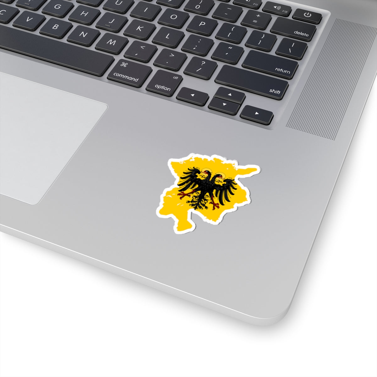 Flag-map of Holy Roman Empire 1600 (Germany) STICKER Vinyl Kiss-Cut Decal