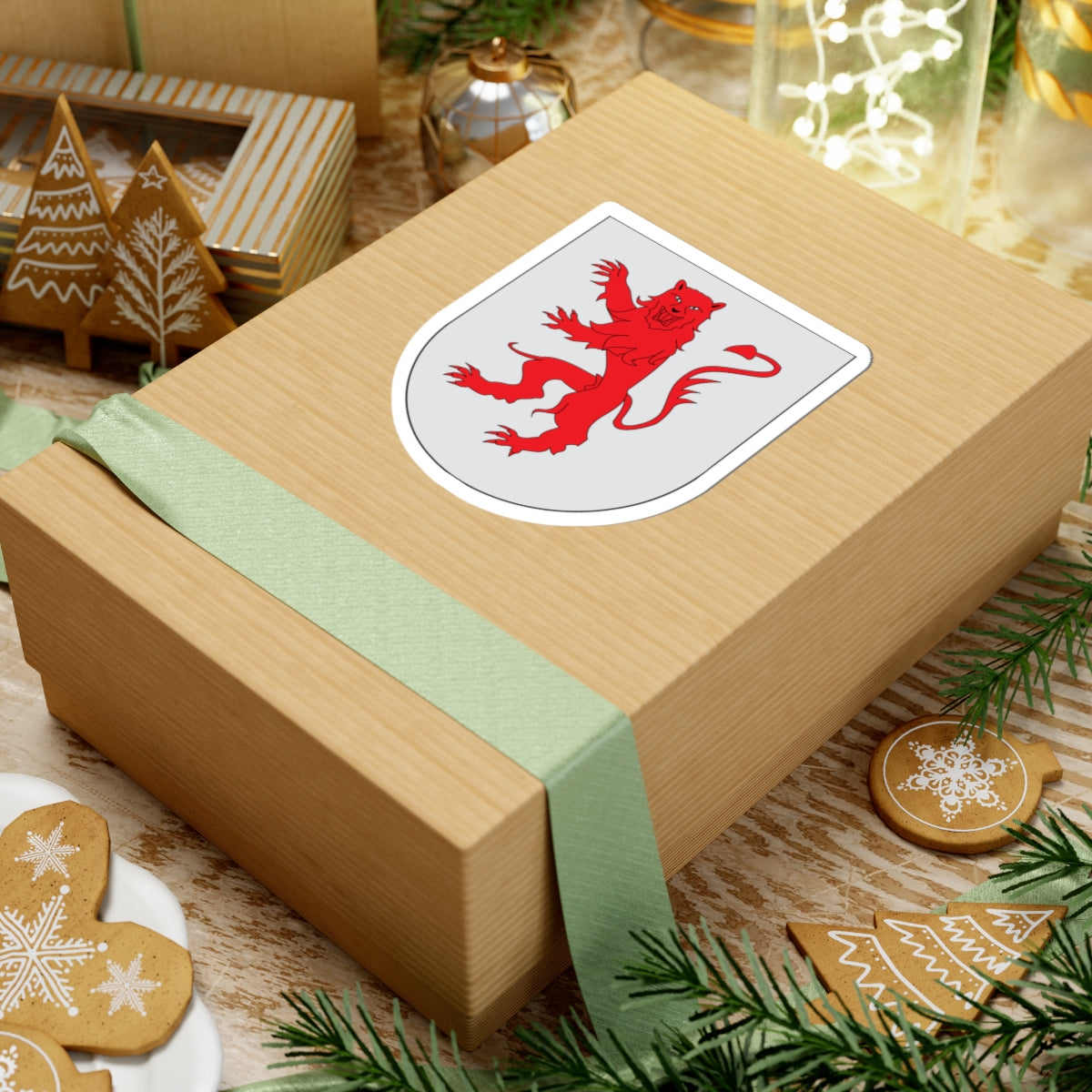 Antic escut municipal de Malpàs (Spain) (Coat of Arms) STICKER Vinyl Kiss-Cut Decal