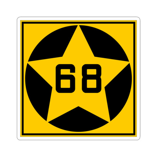 MN-68 1920 (Minnesota) (Road Sign) STICKER Vinyl Kiss-Cut Decal