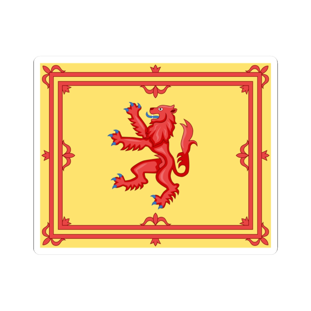 Banner of the King of Scots (Scotland) STICKER Vinyl Kiss-Cut Decal