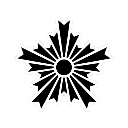 Asahikage black (Japan) (Coat of Arms) STICKER Vinyl Kiss-Cut Decal