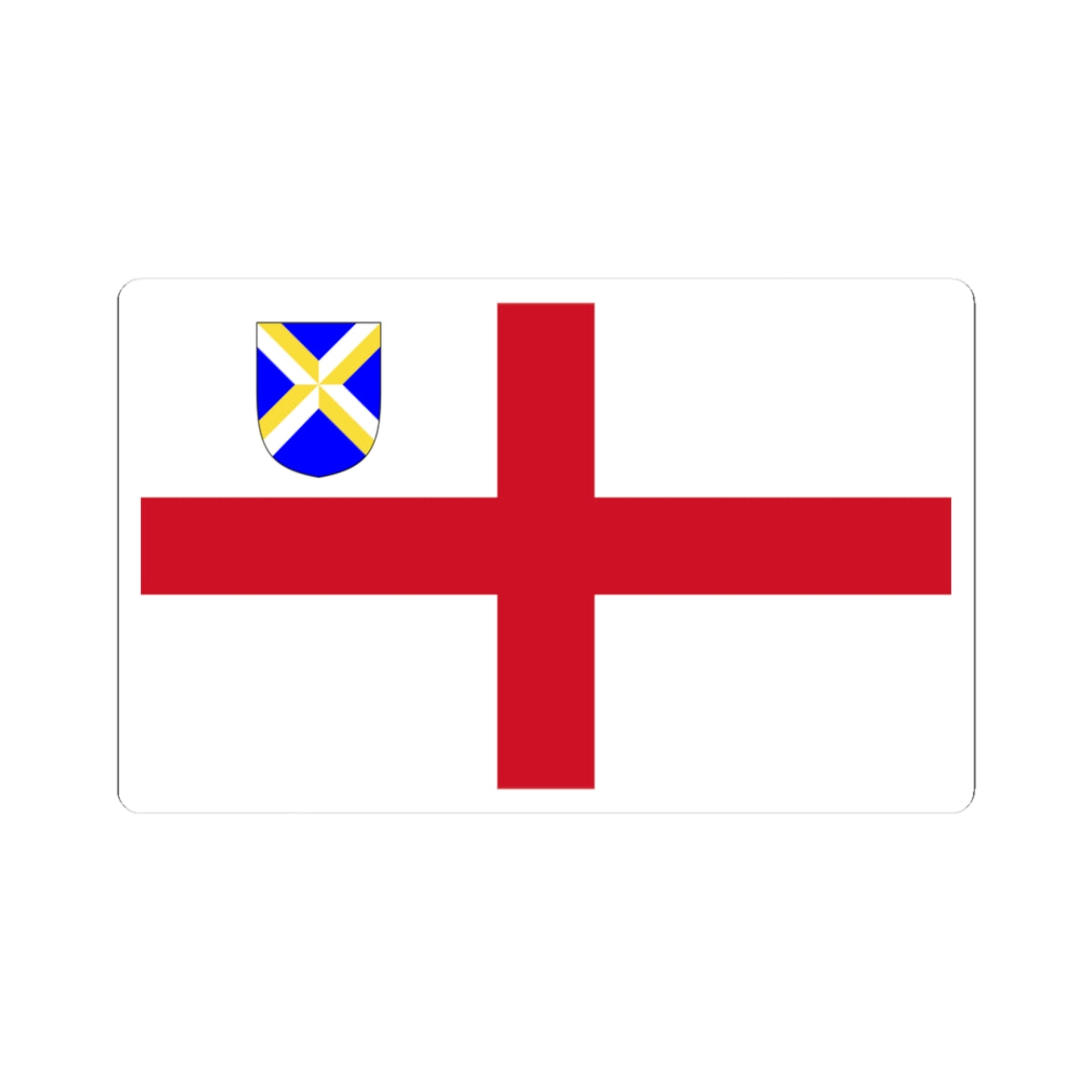 Flag of the Diocese of Bath and Wells (England) STICKER Vinyl Kiss-Cut Decal