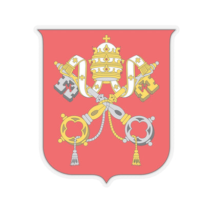 Coat of arms of Vatican City State - STICKER Vinyl Kiss-Cut Decal