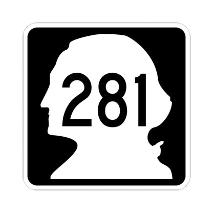 WA-281 (Washington) (Road Sign) STICKER Vinyl Kiss-Cut Decal