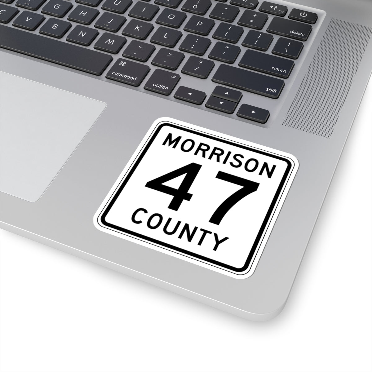 Morrison County Route 47 (Minnesota) (Road Sign) STICKER Vinyl Kiss-Cut Decal