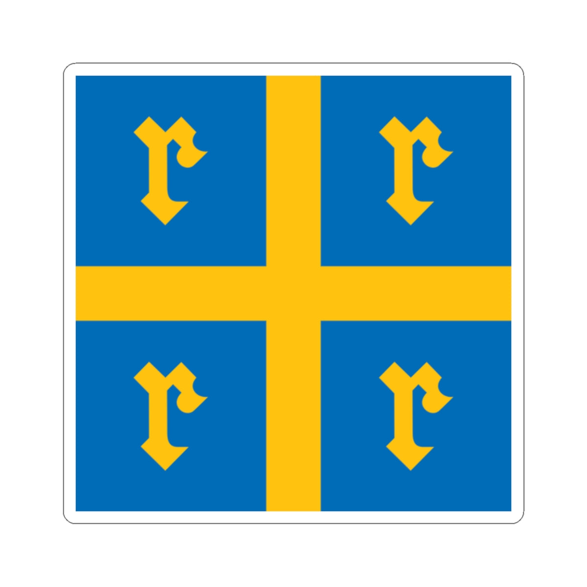Rauma.lippu (Finland) STICKER Vinyl Kiss-Cut Decal