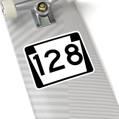 PA-128 (Pennsylvania) (Road Sign) STICKER Vinyl Kiss-Cut Decal