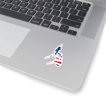Flag map of the Philippines 1912-1946 (Philippines) STICKER Vinyl Kiss-Cut Decal