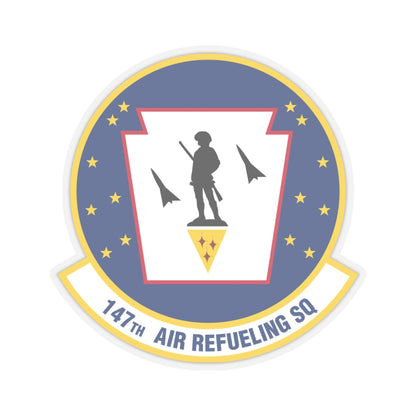 147 Air Refueling Squadron (U.S. Air Force) STICKER Vinyl Kiss-Cut Decal-4 Inch-Transparent-The Sticker Space