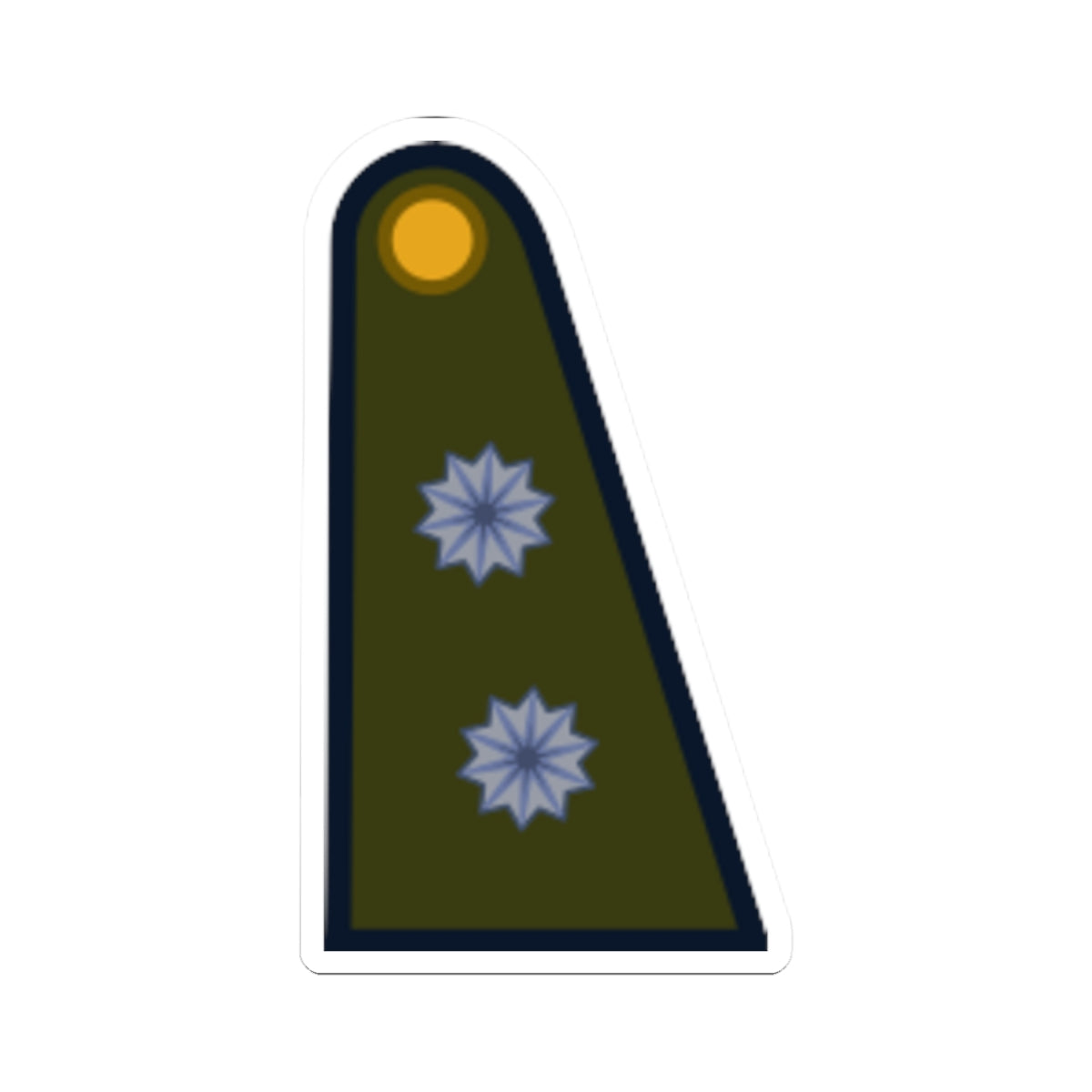 Ejercito Argentino   Teniente Primero (Argentina) (Military Rank) STICKER Vinyl Kiss-Cut Decal