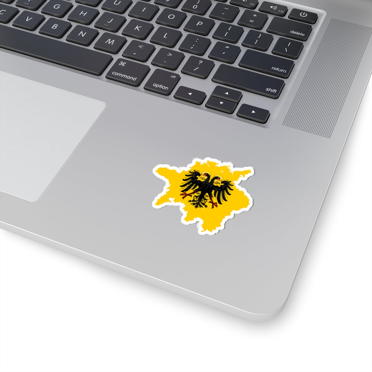 Flag-map of Holy Roman Empire 1648 (Germany) STICKER Vinyl Kiss-Cut Decal