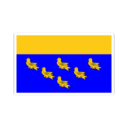 Flag of West Sussex (England) STICKER Vinyl Kiss-Cut Decal