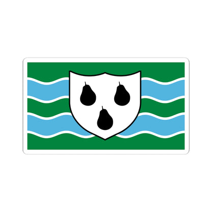 Flag of Worcestershire (England) STICKER Vinyl Kiss-Cut Decal
