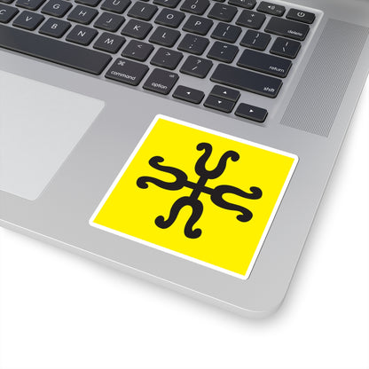CHE Knonaueramt Flag (Switzerland) STICKER Vinyl Kiss-Cut Decal