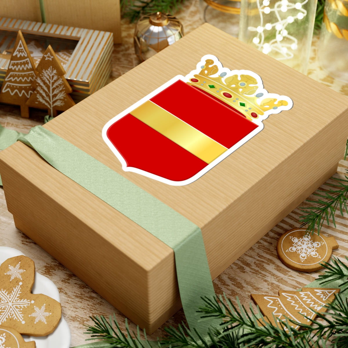 Bennebroek wapen (Netherlands) (Coat of Arms) STICKER Vinyl Kiss-Cut Decal