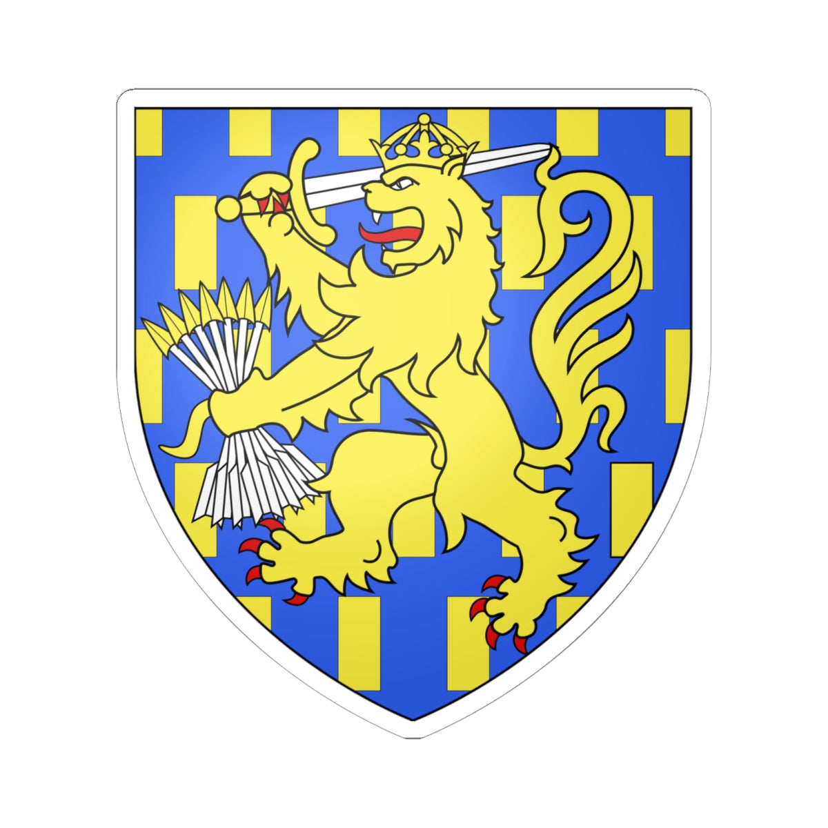 Arms of the netherlands 1815 (Netherlands) (Coat of Arms) STICKER Vinyl Kiss-Cut Decal