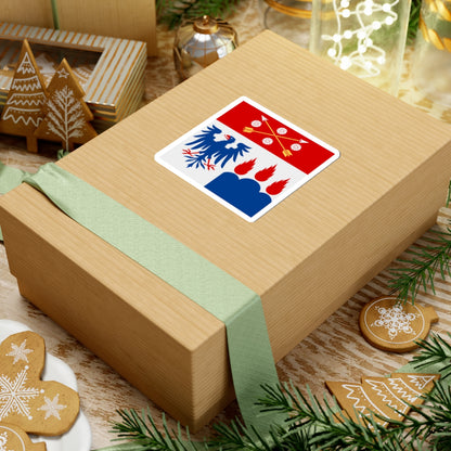 Orebro lan vapenflagga (Sweden) STICKER Vinyl Kiss-Cut Decal