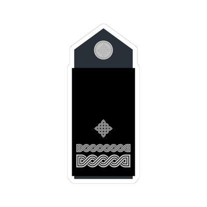 Naramenica službene odore bojnika HRZ i PZO (Croatia) (Military Rank) STICKER Vinyl Kiss-Cut Decal