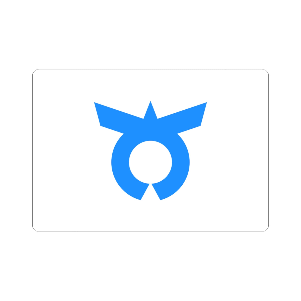 Flag of Otsuki Yamanashi (Japan) STICKER Vinyl Kiss-Cut Decal