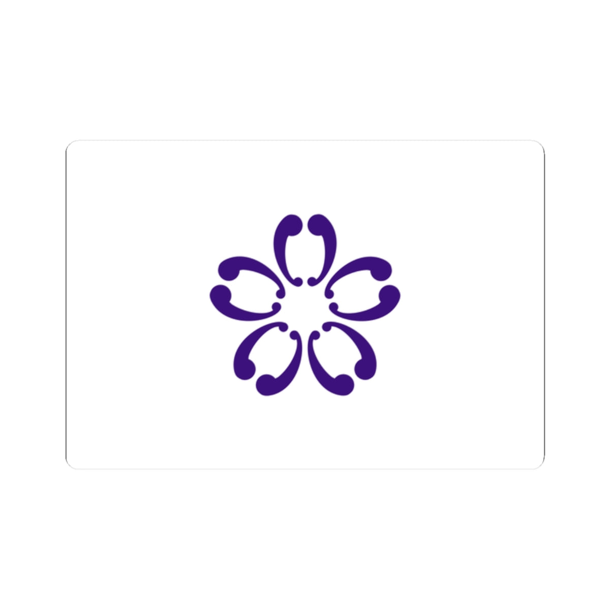 Flag of Sakura Chiba (Japan) STICKER Vinyl Kiss-Cut Decal