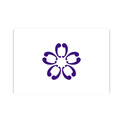 Flag of Sakura Chiba (Japan) STICKER Vinyl Kiss-Cut Decal