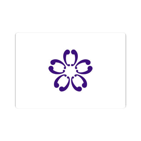 Flag of Sakura Chiba (Japan) STICKER Vinyl Kiss-Cut Decal