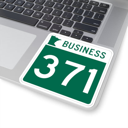 MN-371 Business (Minnesota) (Road Sign) STICKER Vinyl Kiss-Cut Decal