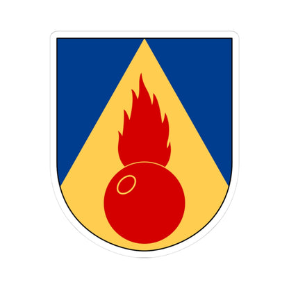 Artilleriregementet 911. kompaniet vapen (Sweden) (Coat of Arms) STICKER Vinyl Kiss-Cut Decal