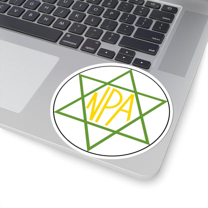 Badge of the Nigerian Ports Authority 1955-1960 (Niger) (Coat of Arms) STICKER Vinyl Kiss-Cut Decal