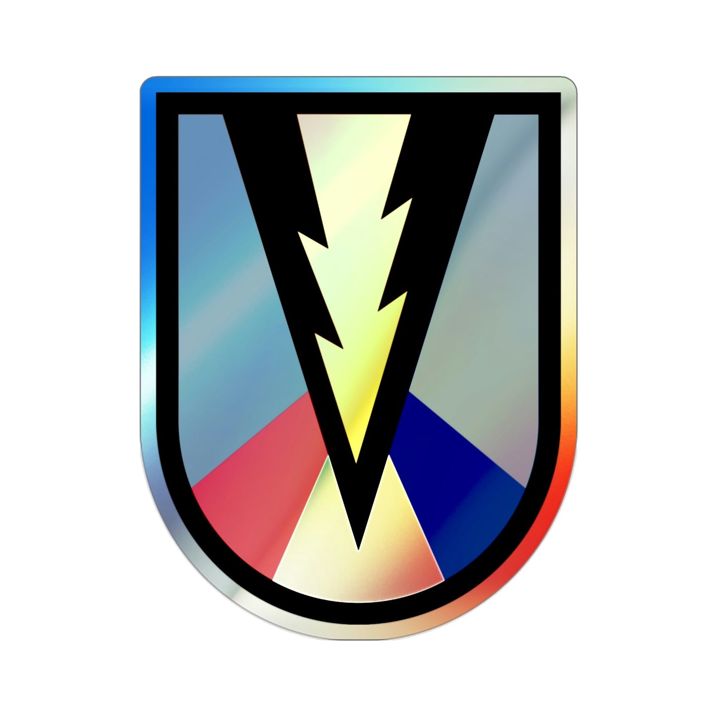 165th Infantry Brigade SSI (U.S. Army) Holographic STICKER Die-Cut Vinyl Decal-2 Inch-The Sticker Space