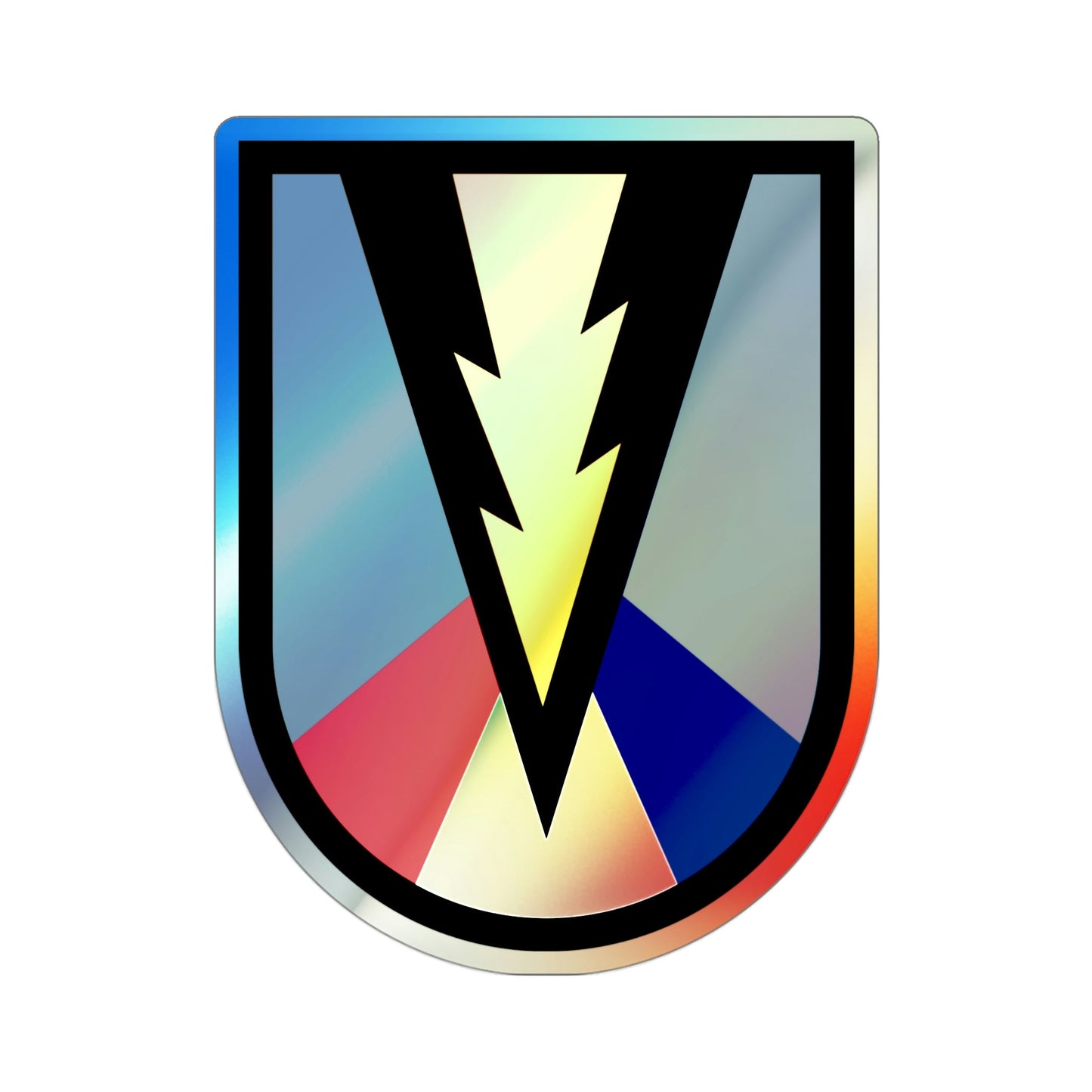 165th Infantry Brigade SSI (U.S. Army) Holographic STICKER Die-Cut Vinyl Decal-3 Inch-The Sticker Space