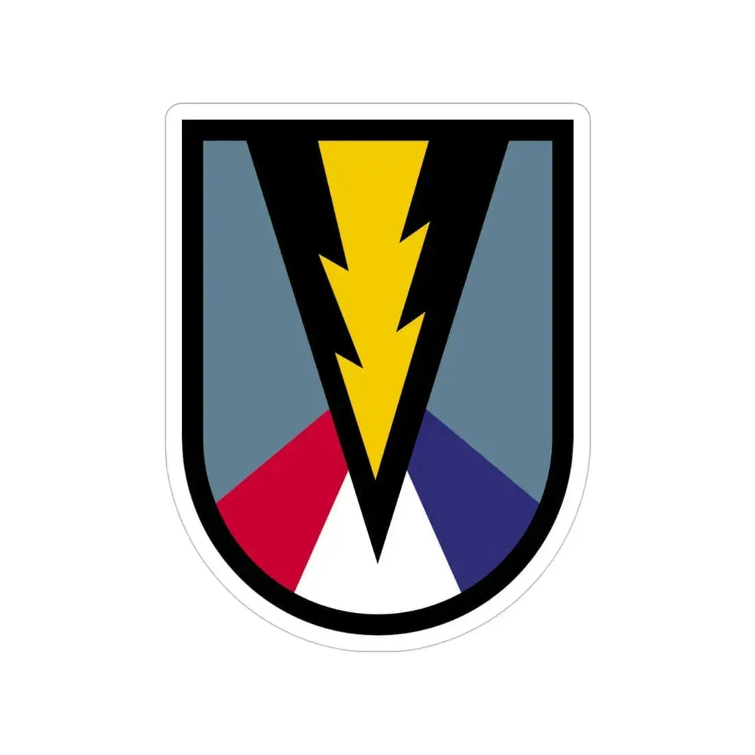 165th Infantry Brigade SSI (U.S. Army) Transparent STICKER Die-Cut Vinyl Decal 4 Inch - The Sticker Space