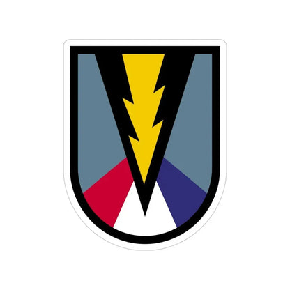 165th Infantry Brigade SSI (U.S. Army) Transparent STICKER Die-Cut Vinyl Decal 5 Inch - The Sticker Space
