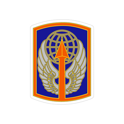 166 Aviation Brigade (U.S. Army) REVERSE PRINT Transparent STICKER-6" × 6"-The Sticker Space