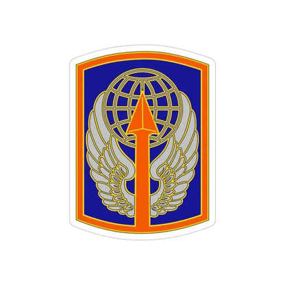 166 Aviation Brigade (U.S. Army) REVERSE PRINT Transparent Die-Cut STICKER - The Sticker Space
