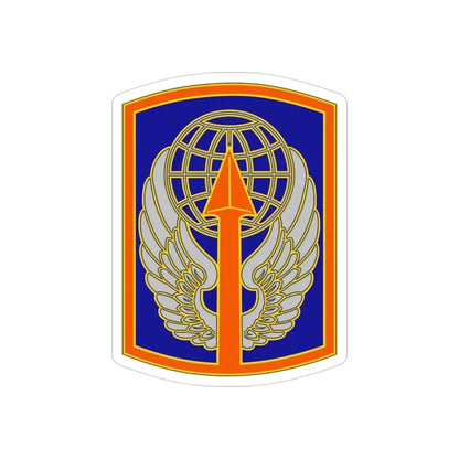 166 Aviation Brigade (U.S. Army) REVERSE PRINT Transparent Die-Cut STICKER - The Sticker Space