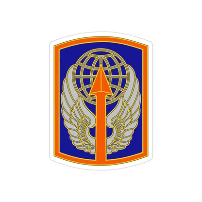 166 Aviation Brigade (U.S. Army) REVERSE PRINT Transparent Die-Cut STICKER - The Sticker Space