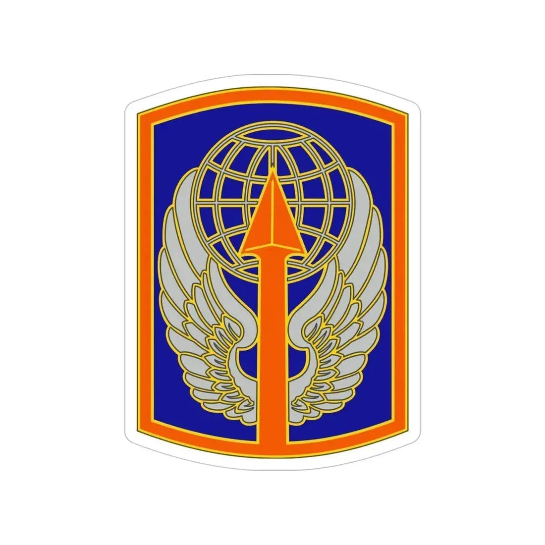 166 Aviation Brigade (U.S. Army) Transparent STICKER Die-Cut Vinyl Decal 5 Inch - The Sticker Space