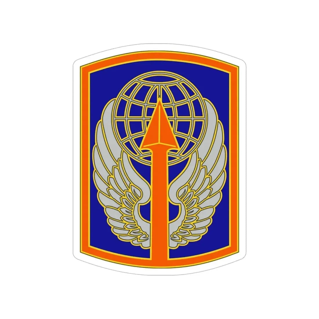 166 Aviation Brigade (U.S. Army) Transparent STICKER Die-Cut Vinyl Decal - The Sticker Space