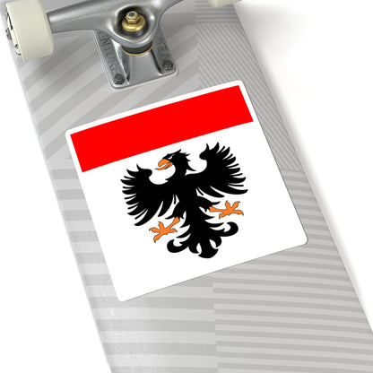 CHE Aarau Flag var (Switzerland) STICKER Vinyl Kiss-Cut Decal