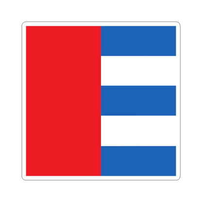 CHE Rhazuns Flag (Switzerland) STICKER Vinyl Kiss-Cut Decal