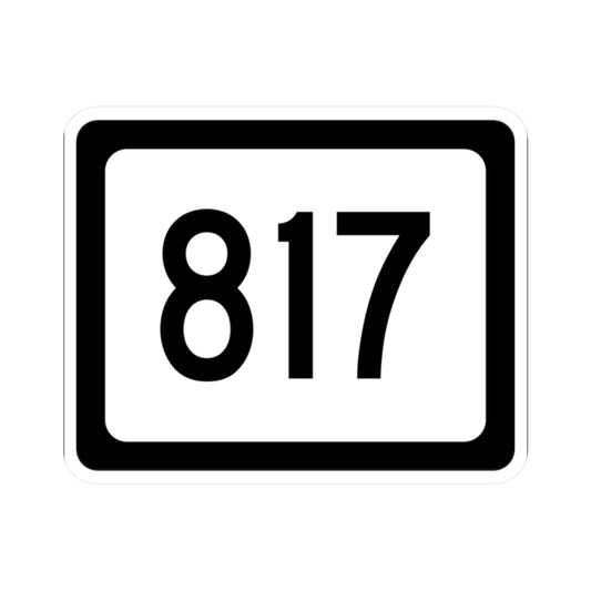 WV-817 (Virginia) (Road Sign) STICKER Vinyl Kiss-Cut Decal