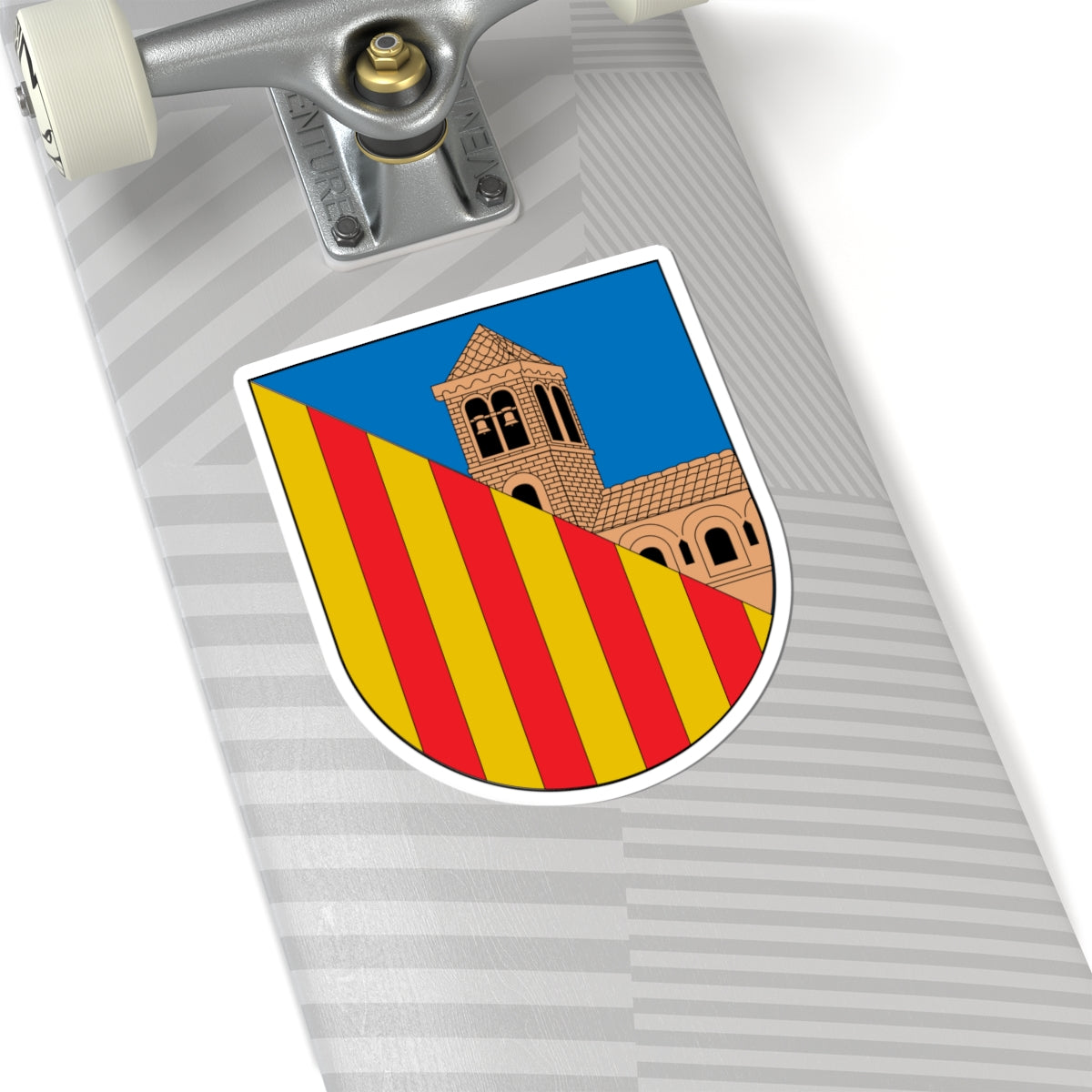 Antic escut municipal de Barruera (Spain) (Coat of Arms) STICKER Vinyl Kiss-Cut Decal