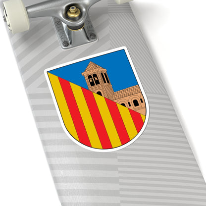 Antic escut municipal de Barruera (Spain) (Coat of Arms) STICKER Vinyl Kiss-Cut Decal